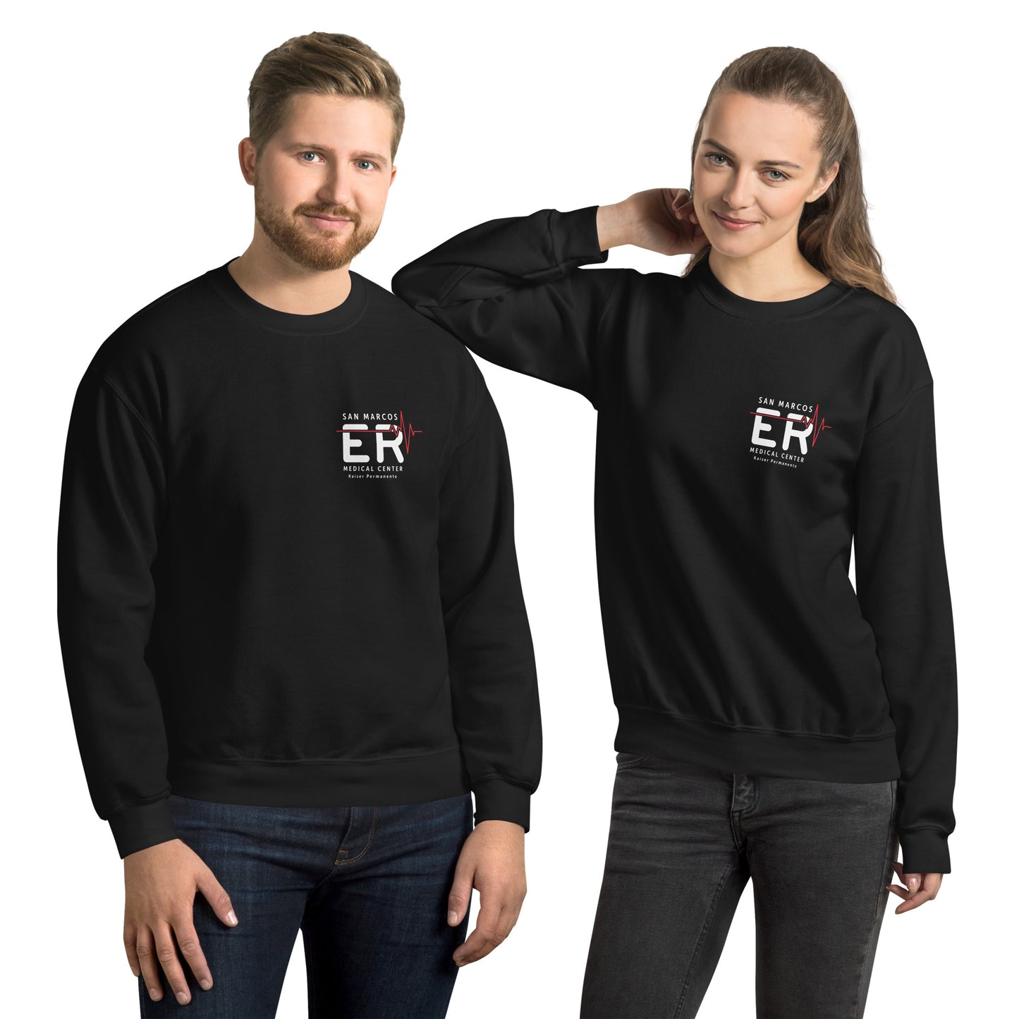 San Marcos Medical Center Emergency Dept Unisex Crew Neck Sweatshirt