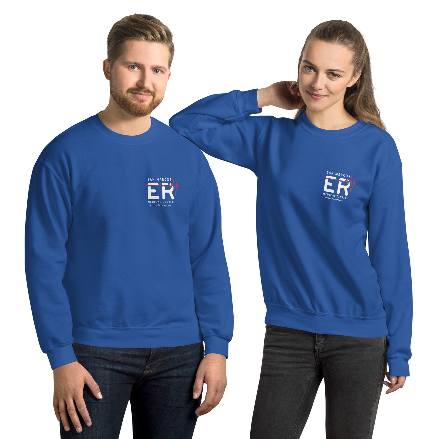 San Marcos Medical Center Emergency Dept Unisex Crew Neck Sweatshirt