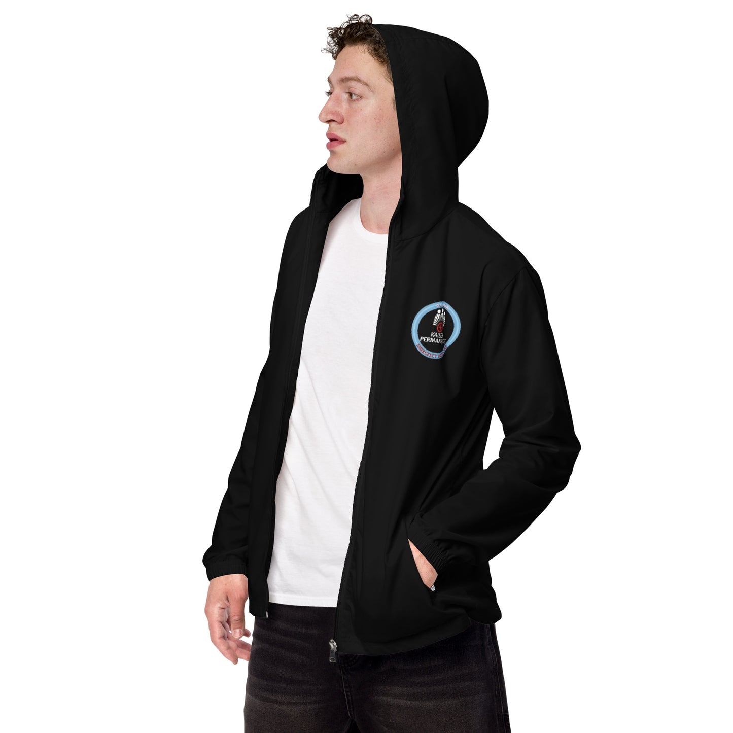 San Diego Emergency Medicine Unisex Windbreaker Jacket - Black