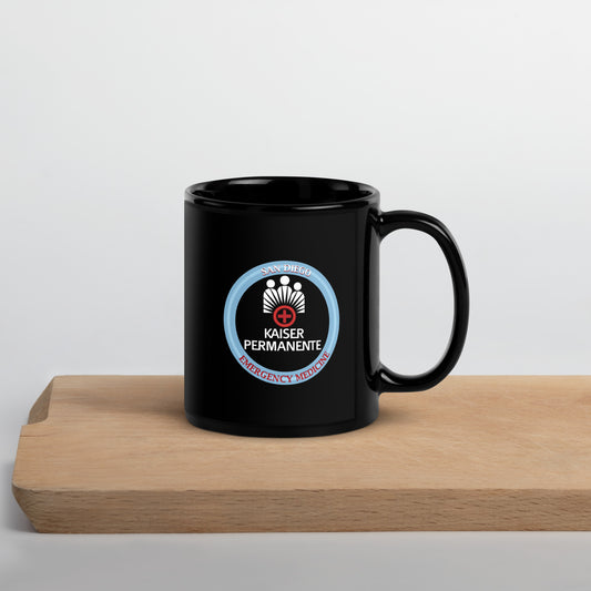 San Deigo Emergency Medicine Black Glossy Mug