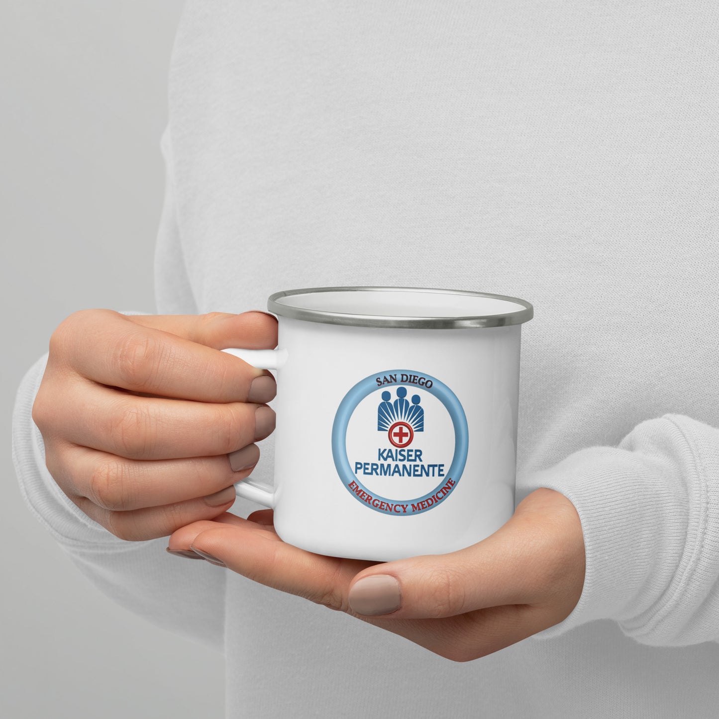 San Diego Emergency Medicine Enamel Camper Mug