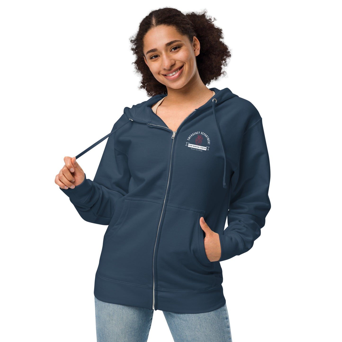 Zion Medical Center Emergency Dept Unisex Zip Hoodie