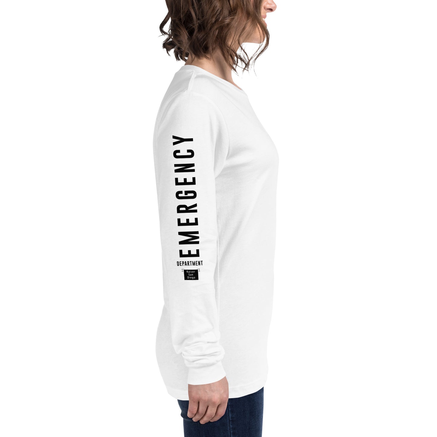 San Diego Emergency Medicine Unisex Long Sleeve Tee - White